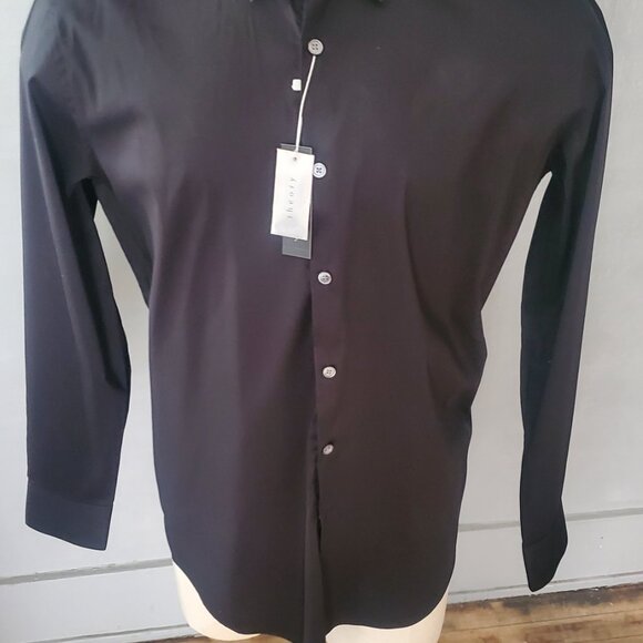 Men's THEORY Marco P Dress Shirt/ Arrow/ Size 44 - Picture 5 of 8